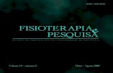FISIOTERAPIA - rfp-ptr.com.brrfp-ptr.com.br/download/2007/FPv14n2-2007.pdf · Publicação quadrimestral do Curso de Fisioterapia da Faculdade de Medicina da USP Fisioterapia e Pesquisa