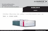 Instalação, operação e manutenção AQUA4 · - Permutador de calor exterior (S3) com função de evaporação e condensação para permutador de calor com ar exterior como fonte