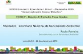 MCidades - Secretaria Nacional de Saneamento Ambientalarquivos.portaldaindustria.com.br/app/conteudo_18/2015/10/02/9829/... · A POLÍTICA FEDERAL DE SANEAMENTO BÁSICO É o instrumento