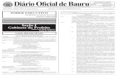 Diário Oficial de Bauru · Decreto correrão por conta exclusiva do proprietário dos empreendimentos habitacionais Vargem Limpa I e II (declarados de interesse social através do