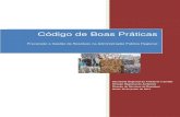 Código de Boas Práticas - Portal do Governo dos Açores · Código de Boas Práticas ... resíduos, operadores de gestão de resíduos, Centros de Processamento de Resíduos e autarquias