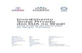 Investimento Social Privado dos EUA no Brasil · Apenas de 1996 para 2005 tem-se um índice de crescimento da ordem de 215%, chegando hoje ao total de mais de 338 mil fundações