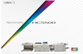 120ppm a cores e custo por cópia incrivelmente baixo¡logo RISO HC5500 - POR.pdf · 2.500 folhas se forem carregadas as 3 bandejas de alimentação com o mesmo tamanho de papel.