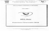RELATÓRIO CONTROLE INTERNO VOLUME ltransparenciaoficial.com/publish/Maio 2018-_75b32_Relatorio... · ESTADO DA BAHIA PREFEITURA DE GAVIÃO CONTROLE INTERN Quem AmaO Cuida RELATÓRIO