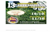 CAMPEONATO DE FUTEBOL SETE 2018 DEPARTAMENTO .dias das competi§µes internas (futebol 7, futebol