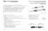 PRA/182000, PRA/182000/M Cilindros de Perfil · 2015-05-27 · Cursos: Padrão: veja pág. 2.03.3 Cursos não-padrão disponíveis (10 a 3000 mm) ... aplicações com cimento, gesso