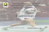 Badminton - ubibliorum.ubi.pt de... · Há 2000 anos, na Grécia, praticavam-se jogos muito parecidos com o Badminton: o “Didschiandsi” e o “Cibano”. Outros eram praticados