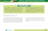 Risco de Desmatamento - imazon.org.brimazon.org.br/PDFimazon/Portugues/risco de desmatamento/RD... · desmatamento em municípios, ... intensidade de risco mais alta indicam áreas