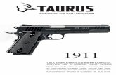 MANUAL DE INSTRUÇÕES - Taurus Armas · não deseja atingir. Todas as armas devem SEMPRE ser tratadas como se estivessem CARREGADAS E PRONTAS PARA USO. Oriente-se com um instrutor