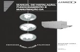 MANUAL DE INSTALAÇÃO, FUNCIONAMENTO E … · manual de instalaÇÃo, funcionamento e manutenÇÃo da rooftop gama flexy™ português julho de 2004