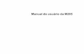 Manual do usuário da M205 - files.support.epson.com · Como selecionar um tamanho de digitalização - Modo Casa ... Como digitalizar para PDF ... 2 Vidro do scanner 3 Painel de