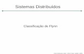 Classificação de Flynn Distribuidos... · –pode-se saber o que está ocorrendo exatamente em cada instante de tempo e reproduzir o processo passo a passo mais tarde –está presente