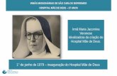 Irmã Maria Jacomina Veronese Idealizadora da criação do ... · nutriÇÃo clÍnica psicologi a fisiotera pia serviÇo internaÇ Ão oncologi a farmÁcia gestÃo de fluxo enfermagem