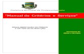 “Manual de Critérios e Serviços” - Pindamonhangaba - SP · ... e em acordo com o projeto e autorização por escrito da ... e manual de critérios de serviços da SABESP . ...