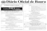 Diário Oficial de Bauru - bauru.sp.gov.br · TERÇA, 09 DE OUTUBRO DE 2.018Diário Oficial de Bauru DIÁRIO OFICIAL DE BAURU 1 ANO XXIII - Edição 3.030 TERÇA, 09 DE OUTUBRO DE