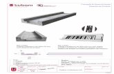 Concepção & Desenvolvimento Desenho de Produto - Caleira Limitadora Lidl.pdf · Com Sistema de encaixe Ref. CA301 Caleira Limitadora Lidl 300x100 mm com grelha A Grelha encaixa