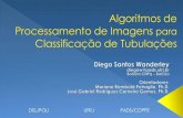 Algoritmos de Processamento de Imagens para Classificação ...diegow/JIC2010_Diego.pdf · A análise da qualidade de dutos submarinos Prevenção de acidentes Robô submarino filma