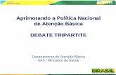 Aprimorando a Política Nacional de Atenção Básica sica ... pinto... · Brasil: há sim muito o que comemorar (slides 6‐23) o Nós Críticos que deverão ser Superados (slides