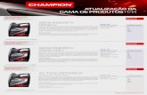 ATUALIZAÇÃO DA GAMA DE PRODUTOS 1T/14 - Champion ...blog.championlubes.com/wp-content/uploads/2014/02/Champion_New... · lubriﬁ cação de todos os motores a gasolina e a diesel