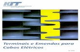 Terminais e Emendas para Cabos Elétricos · conforme relatório CEPEL: DVLF – 3155. ... “Push Over” com o controle de campo elétrico através de mastic resistivo não linear