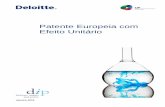 Patente Europeia com Efeito Unitário - CIP ...cip.org.pt/wp-content/uploads/2015/03/CIP_Patente-Europeia_Report... · A patente europeia com efeito unitário tem como elemento-chave