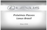 Próximos Passos Lexus Brasil - abradit.org.br · 1 –Manter gancho "Tabela Fipe" para clientes Toyota. ... 2 - Adquirir Key Words da Webmotors 3 –Propaganda em Jornais 4 - Estimular