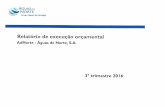 GMR-DOP-20161223103451 - adnorte.pt · ÄÁGUASD0 NORTE Grupo Águas de Portugal Indice do relatório I . Demonstração de Resultados 2. Indicadores Económico-Financeiros 3. Indicadores