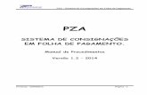 Manual Procedimentos PZA V1.1 - portal.fazenda.sp.gov.br · PZA – Sistema de Consignações em Fol ha de Pagamento Prodesp - 03/09/2014 ...