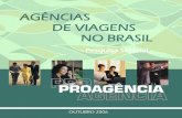 Levantamentos de Pesquisa - Brasil, 4. Agentes de Viagem. I. … Setorial.pdf · Instituto de Hospit alidade e que visa a melhoria na qualidade e o aumento da competitividade das