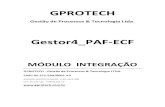 GPROTECHgprotech.com.br/Downloads/Manual/Gestor4_PAF/Nota Fiscal... · Para iniciar o cadastro da CFOP, ... (60, 500) = FOP 5403, 5401, etc. 17. Preencha todos os campos utilizando