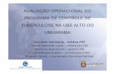 AVALIAÇÃO OPERACIONAL DO PROGRAMA DE CONTROLE …189.28.128.100/dab/docs/eventos/mostra/pa/ok1045h_lia_likier_pa19.pdf · Indicador: % meta Programa Nacional de Controle da Tuberculose.