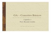 GA – Conceitos Básicosilaim/IA11.pdf · GA – Conceitos Básicos Capítulo 3 ... indivíduos desta espécie dentro do "ambiente". ... Conclusão Razoável