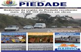 MUNICÍPIO DE PIEDADE - piedade.sp.gov.br · A população acompanhou a final da Copa de Futsal em parceria com o Jornal Folha de Piedade no Ginásio Municipal “Carlos Alberto Rodrigues”