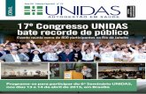 17º Congresso UNIDAS bate recorde de público · 27 e 28 OPME Andrea Bergamini 16 horas (9h às 18h) Com desconto até 27/03 - R$ 790,00 R$ 1260,00 Com desconto até 27/03 - R$ 1.000,00