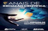 Anais de Iniciação Científica 2016200.156.15.82/.../ANAIS/Anais_de_Iniciao_Cientfica_2016.pdf · Prof. Dr. Antônio Flávio Barbosa Moreira Prof. Dr. Bernardo Veiga de Oliveira