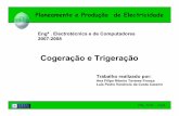 Engª . Electrotécnica e de Computadores 2007-2008marioloureiro.net/tecnica/co-trigeracao/palestra_fctuc2008.pdf · Combustíveis utilizados : Gás natural, gasolina s/chumbo, ...