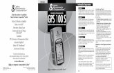 PORTUGUÊS Informações importantes - wedophones.com Manuals/Portuguese_GPS100S... · indicador de bússola ... Como navegar com o receptor GPS 100 S ... em aplicações clássicas,
