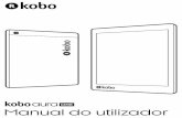Manual do Utilizador do Kobo Aura ONE · Sobre o seu Kobo eReader O que há nesta secção • Anatomia do seu Kobo eReader • Impermeabilizar o seu eReader Kobo • Usar o seu eReader