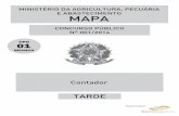 CONTADOR - TIPO 1 fileCONCURSO PÚBLICO – MINISTÉRIO DA AGRICULTURA, PECUÁRIA E ABASTECIMENTO – MAPA Cargo: Contador (07-T) – Tipo 1 Prova aplicada em 04/05/2014 – Disponível