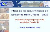 Plano de Desenvolvimento do Estado de Mato Grosso - MT20 · Seleção das incertezas críticas exógenas e endógenas • Apresentação e discussão em plenário das incertezas críticas