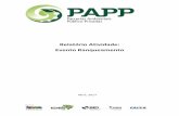 Relatório Atividade: Evento - PAPP · OBJETO: Realização de Workshop para apresentação e validação da metodologia de ranqueamento que será apresentada por Servidor do ICMBio.