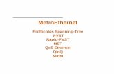 Protocolos Spanning-Tree PVST Rapid-PVST MST QoS Ethernet … · Protocolos Trunk • Os quadros nas interfaces Trunk são formatados em quadros especiais para identificar a quais