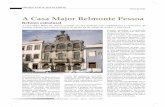 A Casa Major Belmonte Pessoa - gecorpa.pt 11.pdf · e estado de conservação dos seus elementos estruturais. Verificou-se que as fachadas, prin-cipal e posterior, são constituídas