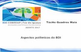 Aspectos polêmicos do BDIibape-nacional.com.br/biblioteca/wp-content/uploads/2017/09... · passível de inclusão na taxa de Bonificações e Despesas Indiretas - BDI do ... MSc.