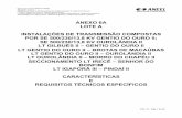 ANEXO 6A LOTE A INSTALAÇÕES DE TRANSMISSÃO … · Subestação Atividades Irecê Aquisição dos equipamentos necessários para as modificações na entrada de linha em 230 kV