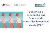 Vigilância e prevenção das Doenças de transmissão vertical ...epi.uff.br/wp-content/uploads/2013/08/AULA-DTV-2016-2017.pdf · rubéola em território nacional •O Brasil está
