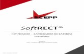 SoftRECT - sroffice.com.br · um filtro de saída, circuitos de controle e de supervisão através de CLP e dispositivos de proteção de entrada e saída. Estando o disjuntor (Q1)