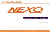 Manual de programação CLP Nexo - metaltex.com.br · Manual Completo – CLP NeXo 2 Todos os direitos autorais deste documento são reservados a Metaltex. A reprodução deste documento,