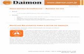 NEWSLETTER DAIMON - Daimon Energia · A Eletropaulo nega estar negociando com a chinesa. O momento, ... de energia elétrica, bem como os encargos setoriais. Os custos típicos da