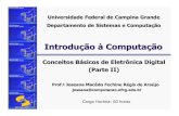 Introdu ção àComputa ção - dsc.ufcg.edu.brjoseana/IC_NA10.pdf · operação a ser concretizada por um sistema lógico (circuito eletrônico, software , etc), de forma a resolver